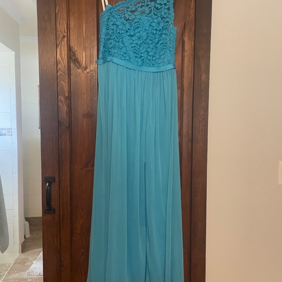 Blue long dress - Picture 2 of 3